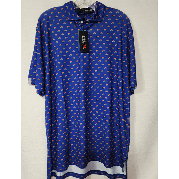 RLX Ralph Lauren Golf Floral Print Polo Men's Small NWT - Picture 3 of 7
